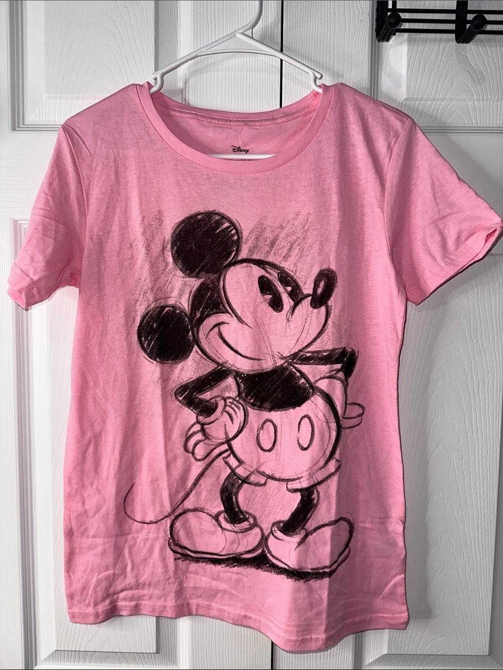 Disney Pink Graphic Mickey Mouse Short Sleeve Tee